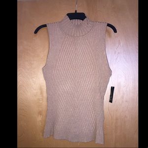 Tan Ribbed INC Sweater